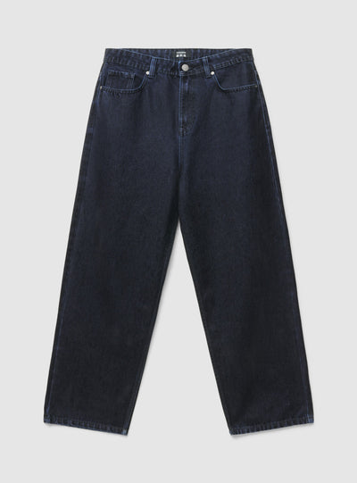 Super Baggy Jeans mit Velours-Effekt