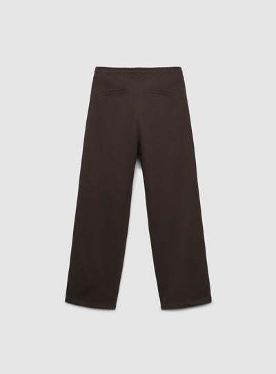 Pantaloni tuta maxi wide leg con coulisse