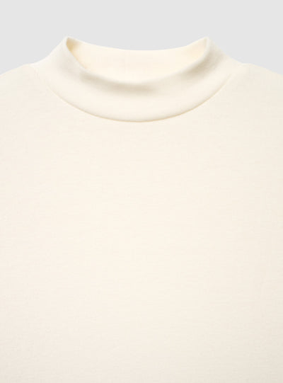 Tricou cu guler tip helancă, uni