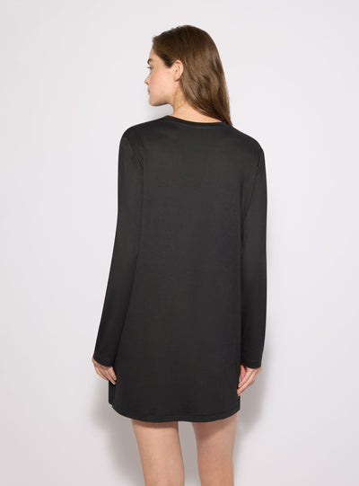 T-shirt pigiama maxi con stampa