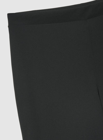 Pantaloni a zampa tinta unita