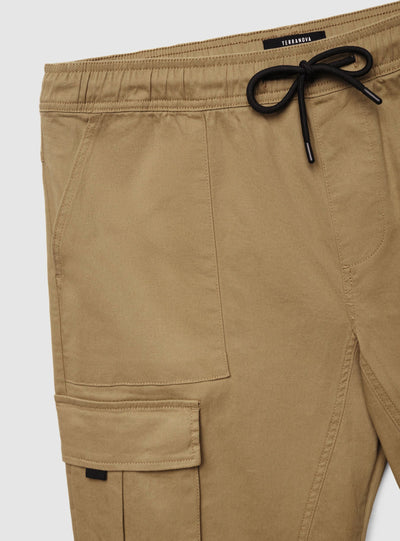 Pantaloni cargo con coulisse e tasche