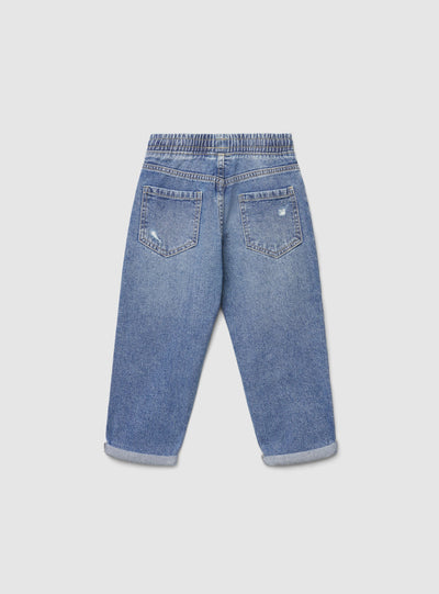 Jeans jogger con strappi