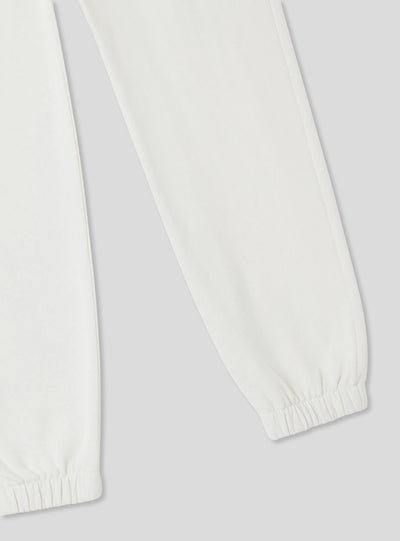 Heavy plain-colour sweatpants
