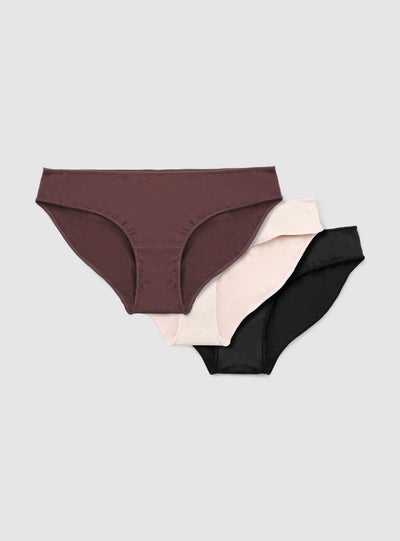 Pack 3 slip tinta unita