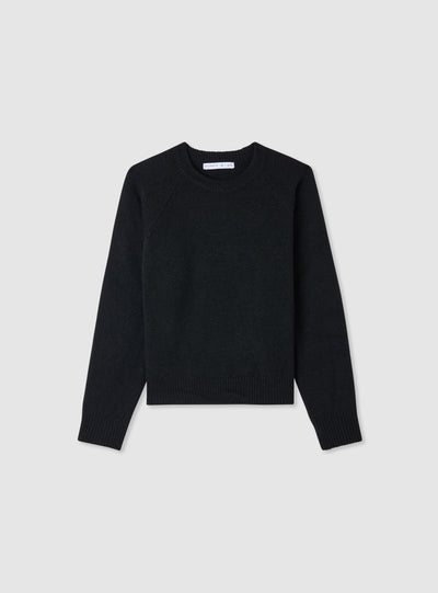 Maglia da bambina girocollo con maniche raglan