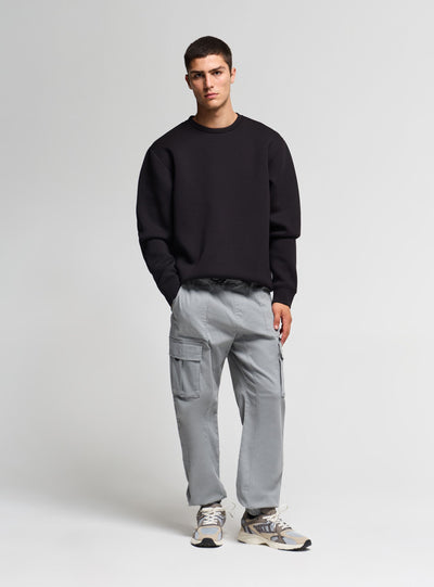 Pantaloni cargo con coulisse e tasche
