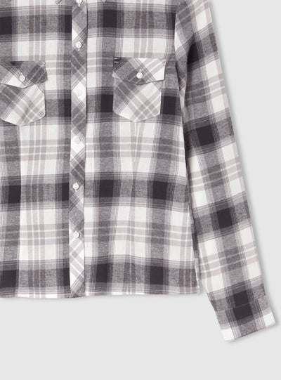 Camicia a quadri con taschini