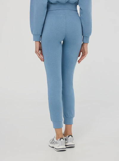 Pantaloni tuta leggeri con polsini e coulisse
