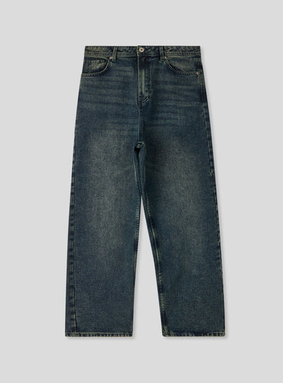 Jeans super-baggy lavaggio al thè