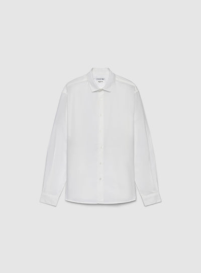 Camicia regular a maniche lunghe in popeline