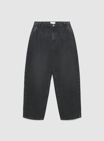 Jeans baggy a vita alta