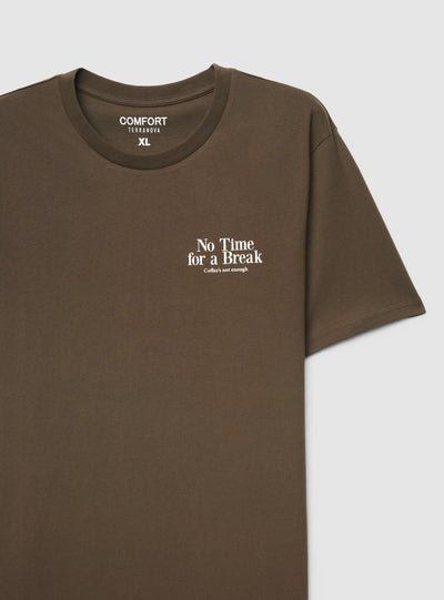 T-shirt con stampa e scritta