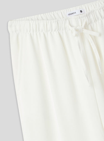 Pantalon large avec cordon de serrage