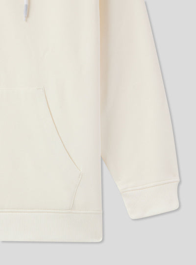 Felpa maxi con cappuccio e zip