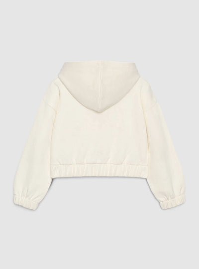 Crop-Hoodie mit Reißverschluss