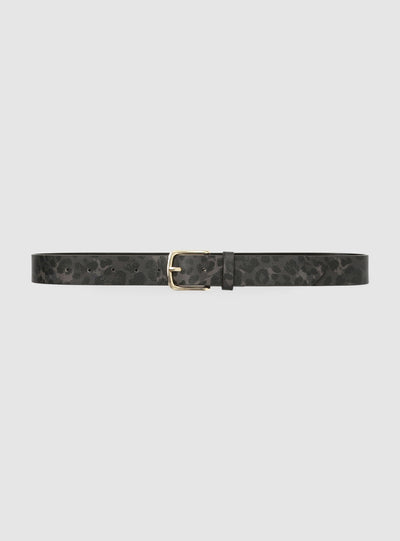 Cintura animalier con fibbia