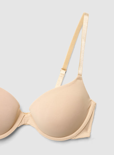 Reggiseno imbottito a tinta unita