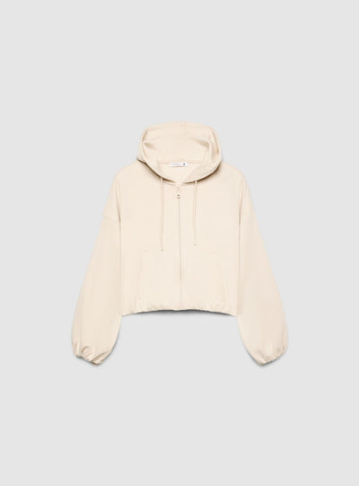 Felpa con cappuccio e zip