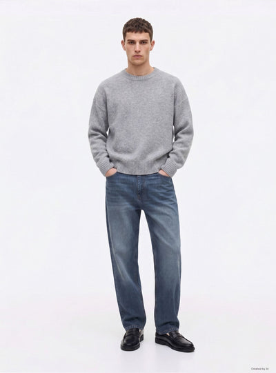 Jeans baggy a cinque tasche