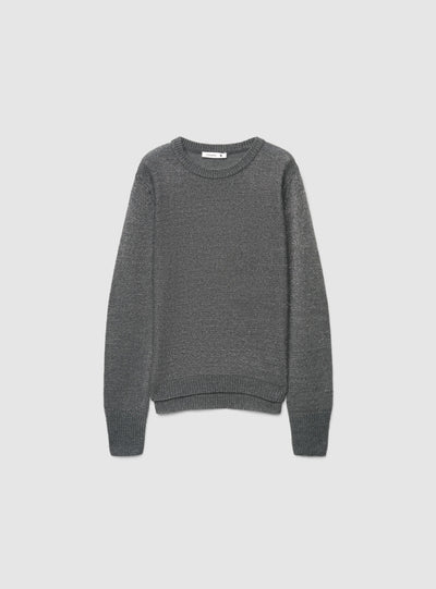 Maglia girocollo effetto luccicante