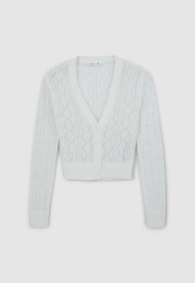 Cardigan traforato
