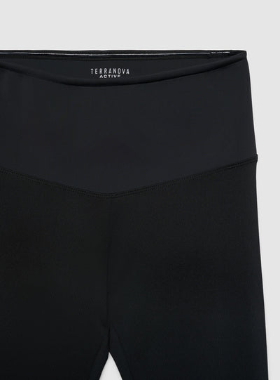 Leggings shaping sportivi a vita alta tinta unita