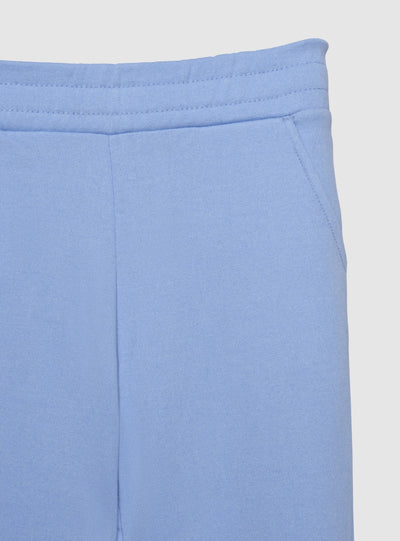 Pantaloni tuta con polsini a tinta unita