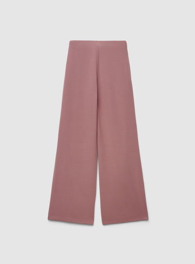 Pantaloni wide leg a tinta unita