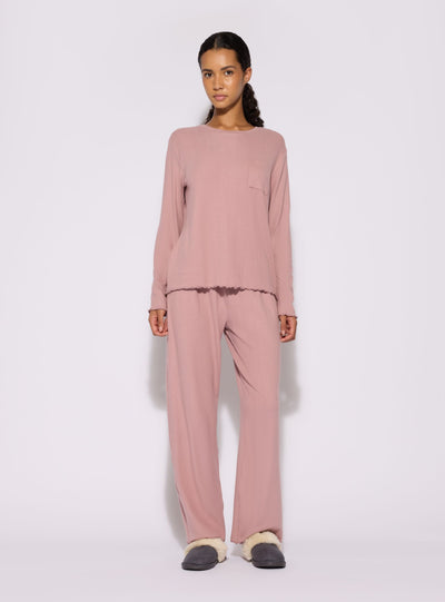 Set pigiama con maglia a maniche lunghe e pantaloni lunghi