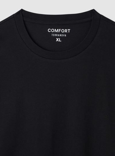 T-shirt comfort fit a tinta unita