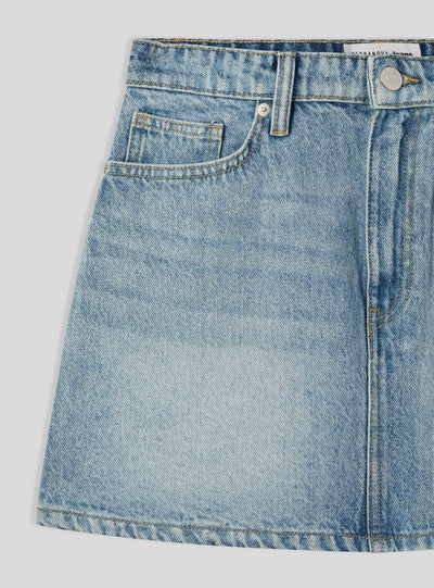 Minigonna in jeans