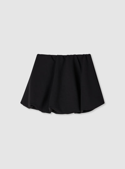 Girls' plain balloon skort