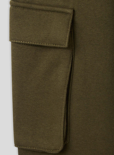 High-waisted cargo trousers
