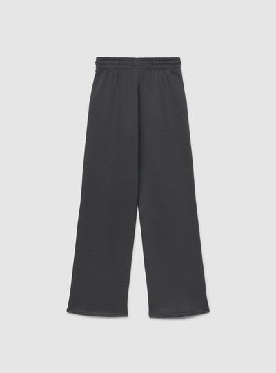 Pantaloni tuta wide leg con borchie