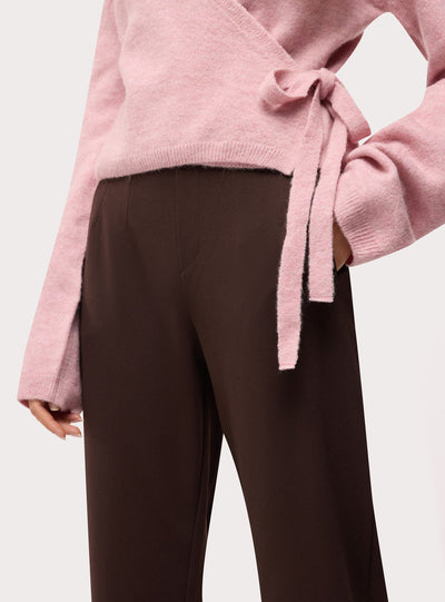 Pantaloni chinos morbidi a tinta unita