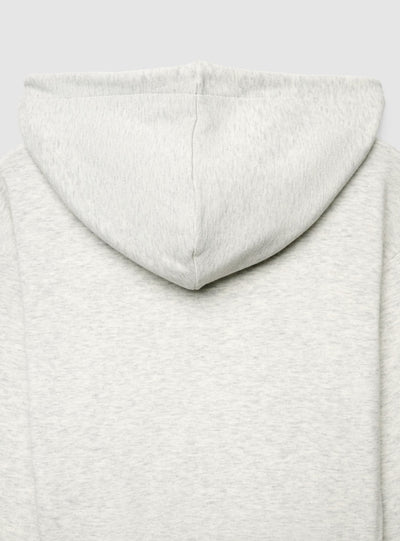 Felpa crop con cappuccio e zip