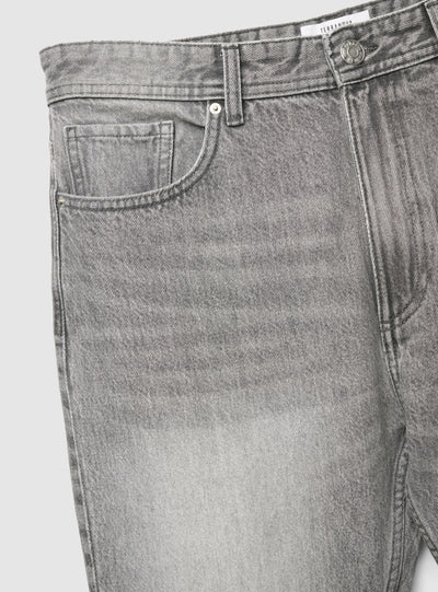 Jeans relaxed a tinta unita