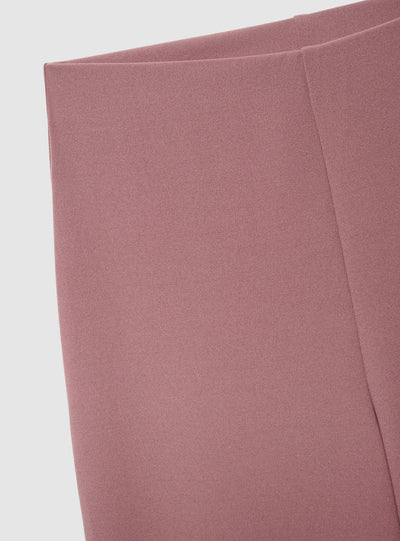 Pantaloni wide leg a tinta unita