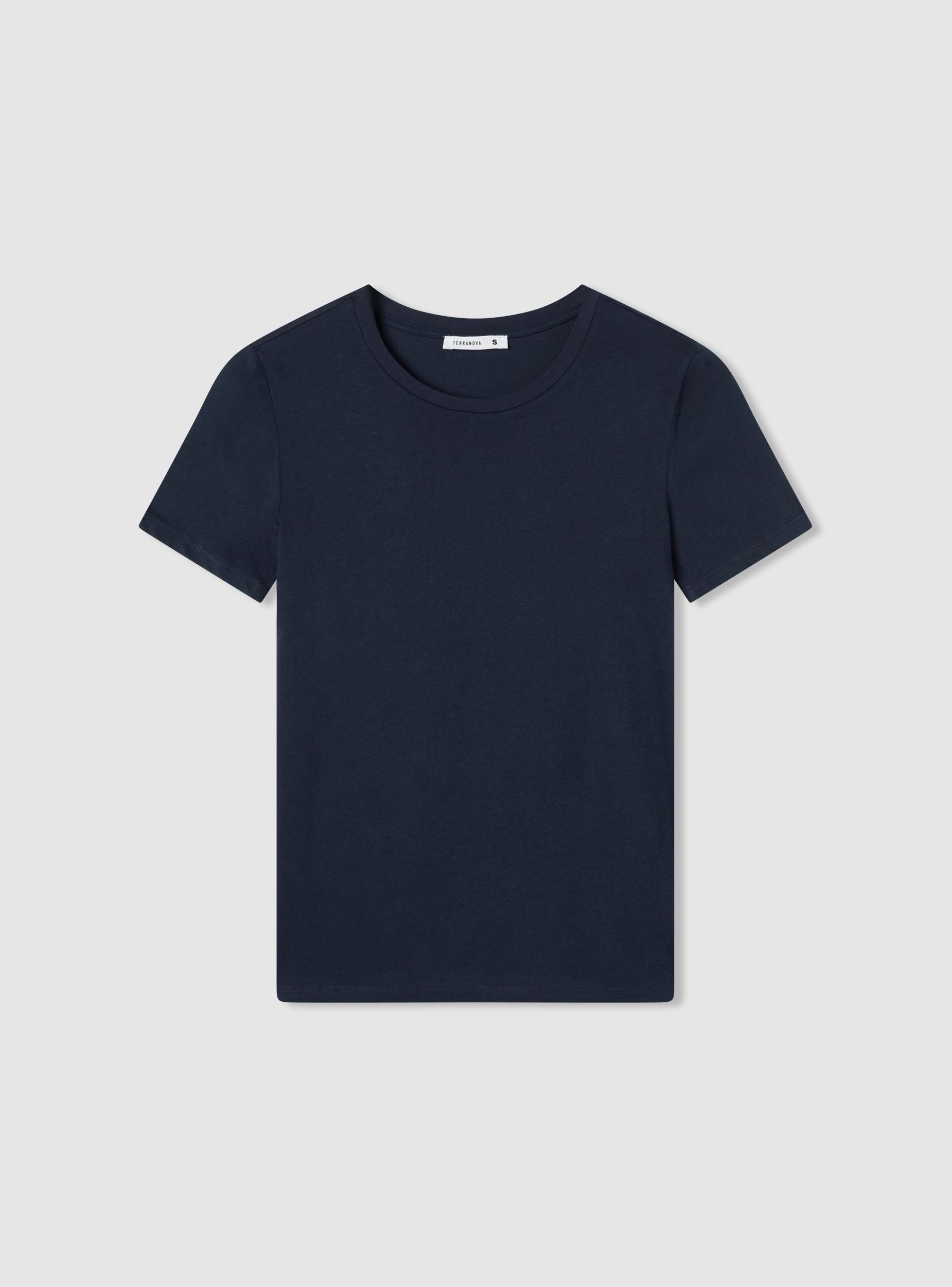 TERRANOVA T-Shirt Tinta Unita Basica da Donna Colore TERRANOVA T-Shirt Tinta Unita Basica da Donna Colore