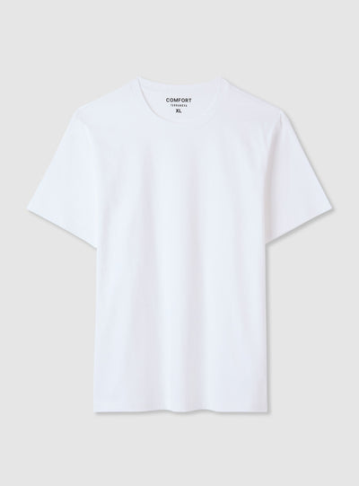 T-shirt comfort fit a tinta unita