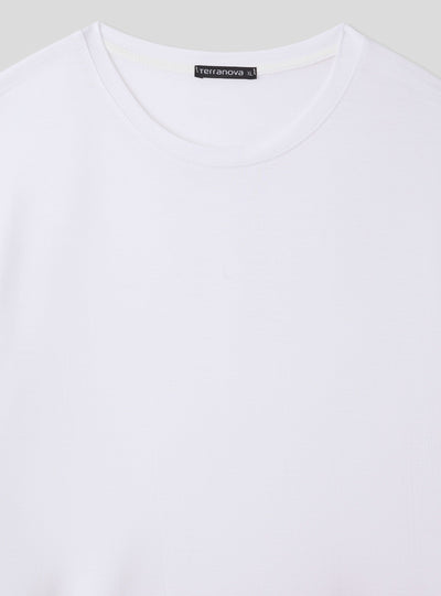 Camiseta de cuello redondo