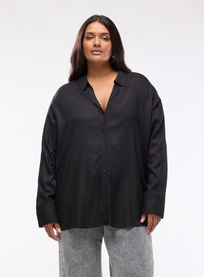 Camicia a tinta unita