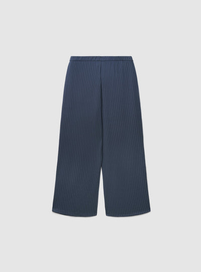 Pantaloni wide leg a righe