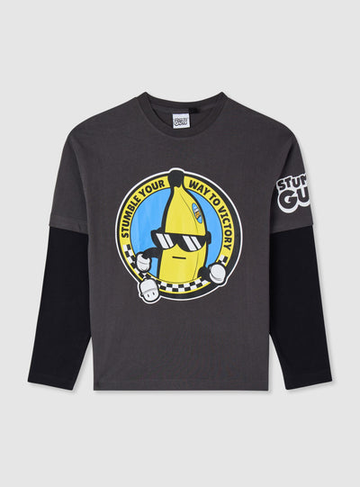 T-shirt maniche lunghe con stampa Stumble Guys®