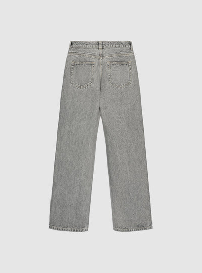 Jeans straight a tinta unita