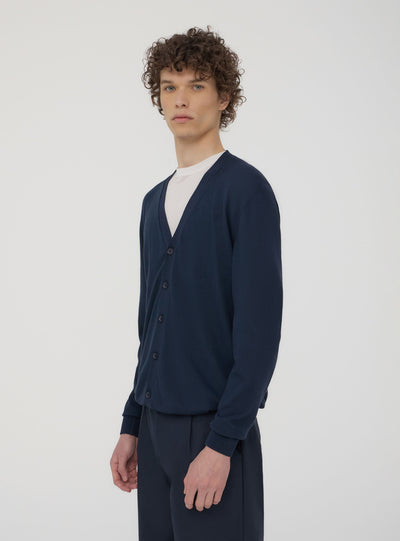 Plain-coloured cardigan
