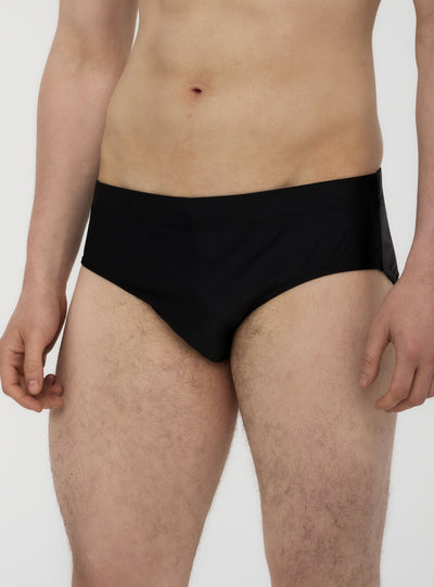 Slip mare con logo sul retro