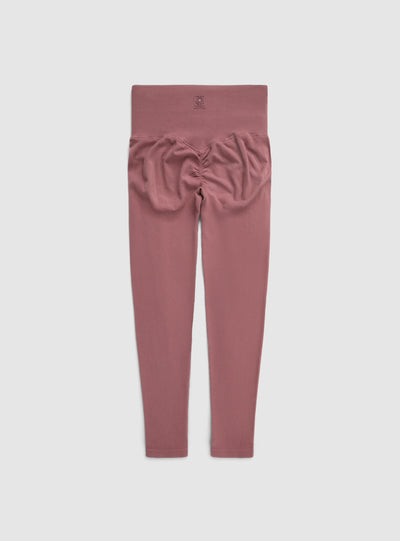 Leggings sportivi lunghi seamless arricciati