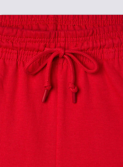 Shorts tuta a vita alta con risvolto